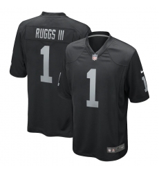 Men's Las Vegas Raiders #1 Henry Ruggs III Nike Black 2020 NFL Draft First Round Pick Game Jersey.webp