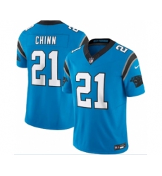 Men's Nike Carolina Panthers #21 Jeremy Chinn Blue 2023 F.U.S.E. Vapor Untouchable Stitched Football Jersey