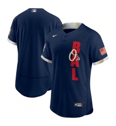 Men's Baltimore Orioles Blank Nike Navy 2021 MLB All-Star Game Authentic Jersey