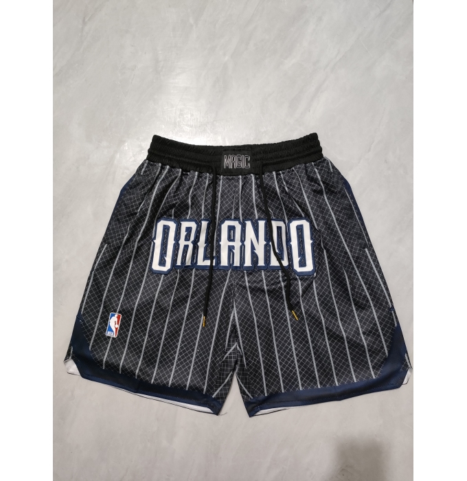 Men's Orlando Magic Black striped Shorts