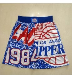 Men's Los Angeles Clippers Blue Shorts