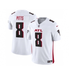 Men's Atlanta Falcons #8 Kyle Pitts White 2023 F.U.S.E. Vapor Untouchable Limited Stitched Football Jersey