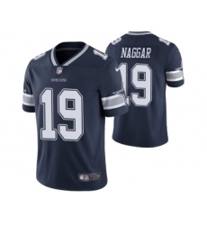 Men's Dallas Cowboys #19 Chris Naggar Navy Vapor Limited Stitched Jersey