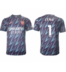 Men 2021-2022 Club Arsenal Second away aaa version blue 1 Soccer Jersey