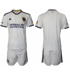 Men 2022-2023 Club Los Angeles Galaxy home white blank Adidas Soccer Jersey