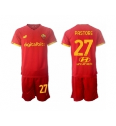 Men Roma Soccer #27 Jerseys