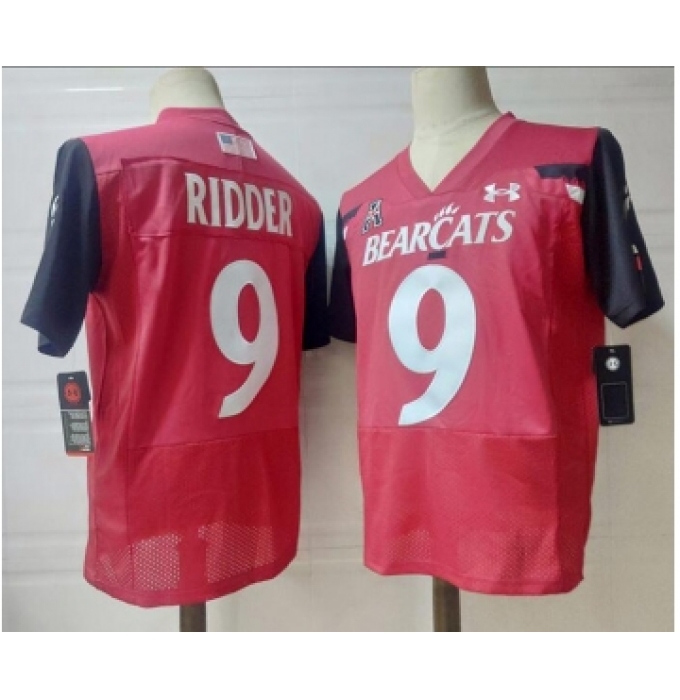 Men's Cincinnati Bearcats #9 Desmond Ridder Alumni Red NCAA Jersey College Football