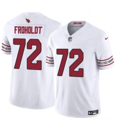 Men's Arizona Cardinals #72 Hjalte Froholdt White 2025 F.U.S.E. Vapor Untouchable Limited Football Stitched Jersey