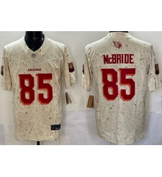 Men's Arizona Cardinals #85 Trey McBride Limited Cream Rivalries FUSE Vapor Jersey