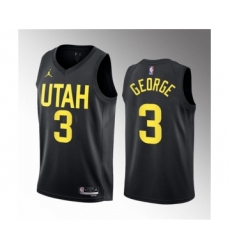 Men's Utah Jazz #3 Keyonte George White 2023 Draft Association Edition Stitched Basketball Jersey