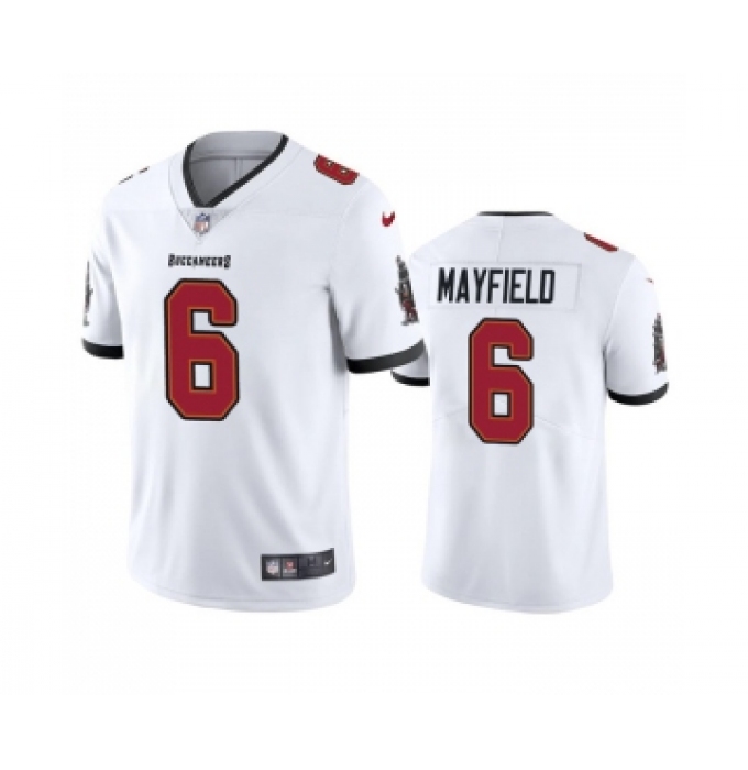 Men's Tampa Bay Buccaneers #6 Baker Mayfield White Vapor Untouchable Limited Stitched Jersey