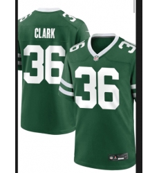 Men's New York Jets #36 Clark Green Vapor Untouchable Limited Stitched Jersey