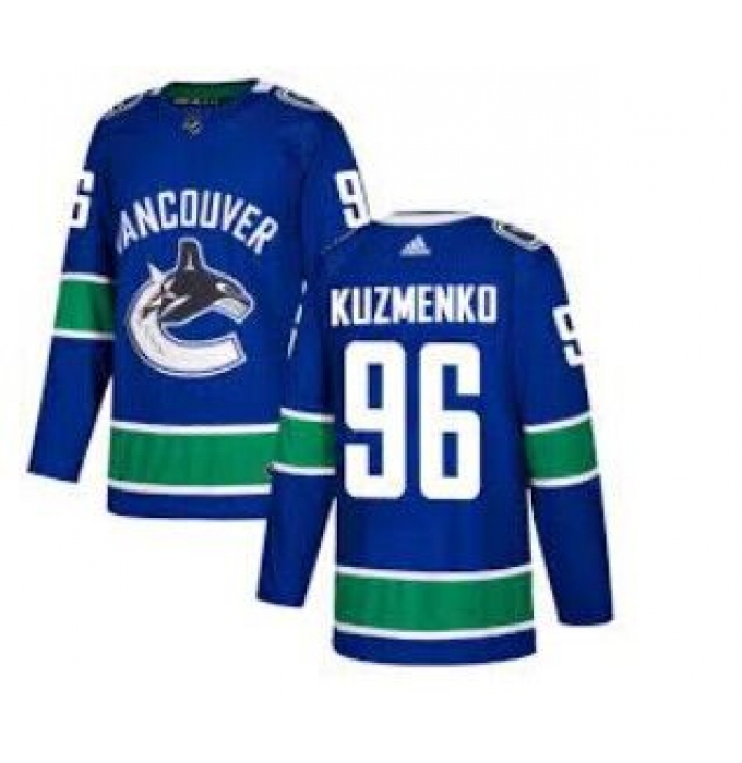 Youth Vancouver Canucks #96 Andrei Kuzmenko Fanatics Branded Blue Home Premier Breakaway Player Jersey