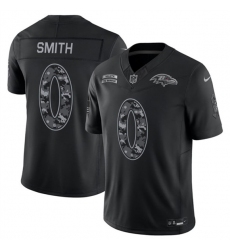 Men's Baltimore Ravens #0 Roquan Smith Black F.U.S.E. 2026 Salute to Service Limited Football Stitched Jersey