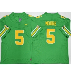 Men's Oregon Ducks #5 Dakorien Moore 2026 Green F.U.S.E. Stitched Jersey