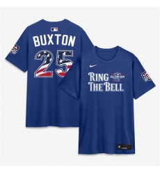 Men's American League #25 Byron Buxton Blue 2026 All-Star Game Name & Number T-Shirt