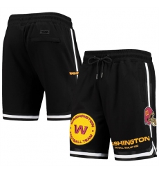 Men's Washington Commanders Black Shorts