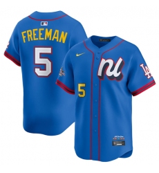 Men's National League #5 Freddie Freeman Blue 2025 All-Star Edition Limited Stitched Baseball Jersey