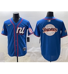 Men's National League San Diego Padres Team Big Logo Blue 2025 All-Star Edition Limited Stitched Baseball Jersey