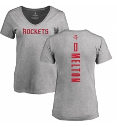 NBA Women's Nike Houston Rockets #0 De'Anthony Melton Ash Backer T-Shirt