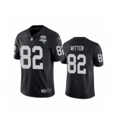 Men's Oakland Raiders #82 Jason Witten Black 2020 Inaugural Season Vapor Limited Jersey