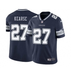 Men's Dallas Cowboys #27 Jayron Kearse Navy Vapor Limited Stitched Jersey