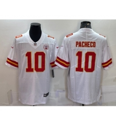 Men's Kansas City Chiefs #10 Isiah Pacheco White 2022 Vapor Untouchable Stitched NFL Nike Limited Jersey