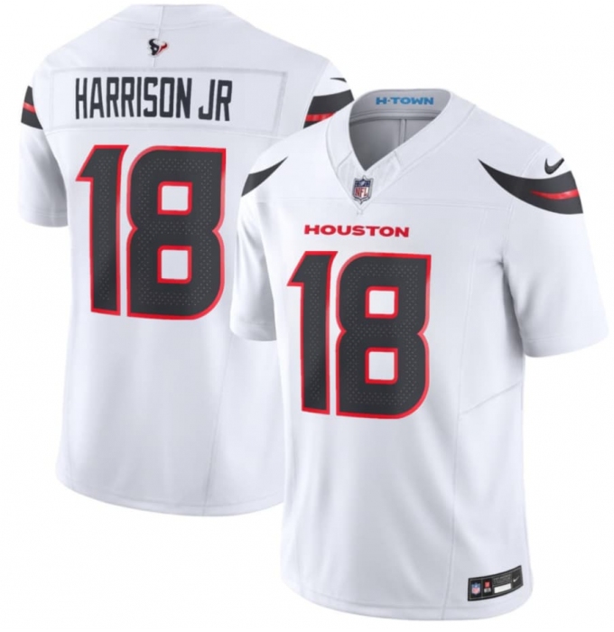 Men's Houston Texans #18 Marvin Harrison Jr. Navy 2nd Alternate 2026 F.U.S.E. Vapor Limited Football Stitched Jersey