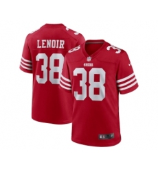 Men's San Francisco 49ers #38 Deommodore Lenoir 2022 Red Vapor Untouchable Stitched Football Jersey