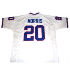 Mens New York Giants #20 Joe Morris Mitchell & Ness Retired Player Vintage Jersey - White