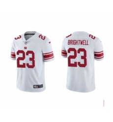 Men's New York Giants #23 Gary Brightwell White Vapor Untouchable Limited Stitched Jersey