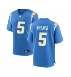 Men's Los Angeles Chargers #5 Josh Palmer Blue Vapor Untouchable Limited Stitched Jersey