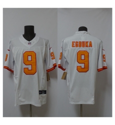 Men's Tampa Bay Buccaneers #9 Emeka Egbuka White 2025 F.U.S.E. Vapor Limited Football Stitched Jersey
