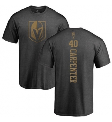 NHL Adidas Vegas Golden Knights #40 Ryan Carpenter Charcoal One Color Backer T-Shirt