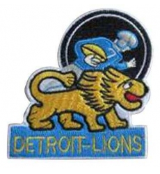 Stitched NFL Detroit Lions Throwback Patch