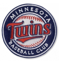 Stitched MLB Minnesota Twins Round Logo Sleeve Patch (2010)