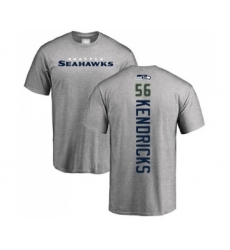 Football Seattle Seahawks #56 Mychal Kendricks Ash Backer T-Shirt