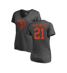 Football Women's Chicago Bears #21 Ha Clinton-Dix Ash One Color T-Shirt