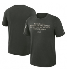 Men's Buffalo Bills Dark Green 2025 Salute to Service Sideline Slub Dri-FIT T-Shirt