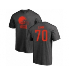 Football Cleveland Browns #70 Kendall Lamm Ash One Color T-Shirt