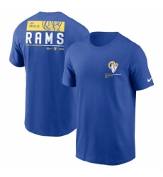 Men's Los Angeles Rams Blue Team Incline T Shirt