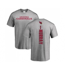 Football Arizona Cardinals #1 Kyler Murray Ash Backer T-Shirt