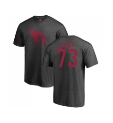 Football Arizona Cardinals #73 Max Garcia Ash One Color T-Shirt