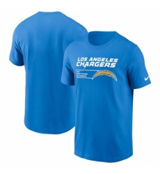 Men's Los Angeles Chargers Blue Division Essential T Shirt