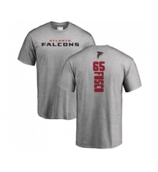 Football Atlanta Falcons #65 Brandon Fusco Ash Backer T-Shirt