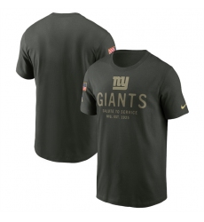 Men's New York Giants Forest Green 2025 Salute to Service Sideline Primary Edge Dri-FIT T-Shirt
