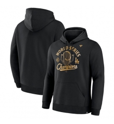 Men's Los Angeles Dodgers Black 2025 World Series Champions Locker Room Parade Pullover Hoodie