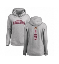 NBA Women's Nike Cleveland Cavaliers #9 Channing Frye Ash Backer Pullover Hoodie