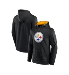 Men's Pittsburgh Steelers Black On The Ball Pullover Hoodie