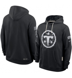 Men's Tennessee Titans Black 2026 Salute to Service Sideline Dri-FIT Pullover Hoodie